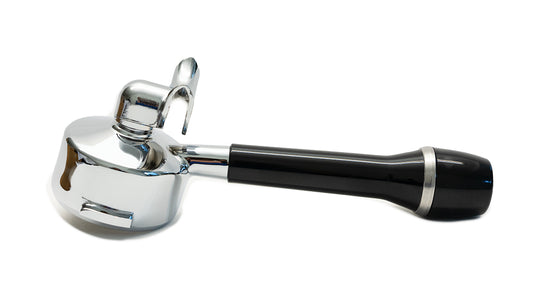 Dalla-Corte-1er-Siebtraeger-schwarz-Edelstahl