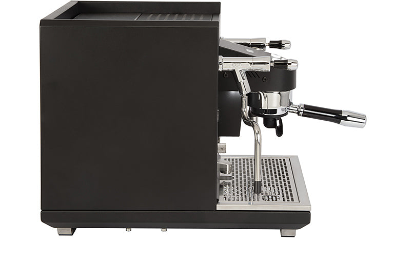 ECM Estetika Espressomaschine schwarz Seitenansicht