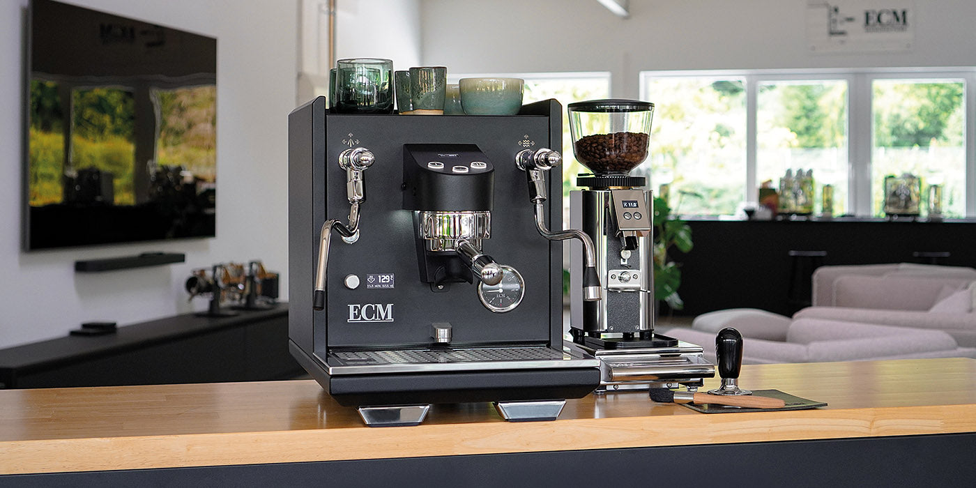 ECM Estetika Espressomaschine-Heimbarista Set up