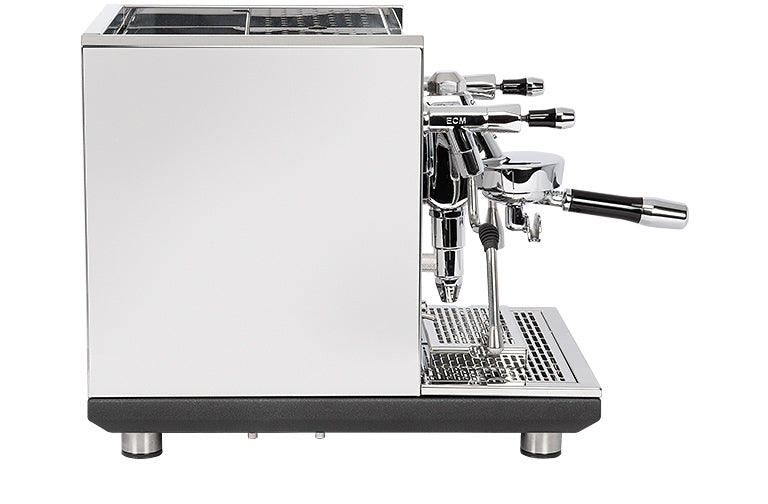 ECM Synchronika II Dualboiler Espressomaschine Seitenansicht