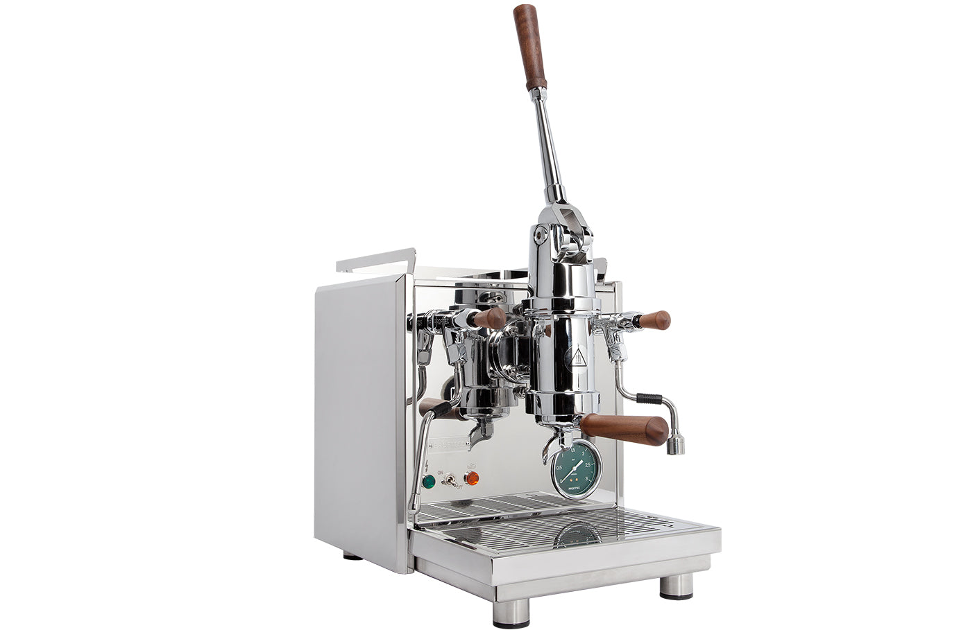 Profitec-Pro-800-Handhebelmaschine-Modell-2022-Schraegansicht-vorne