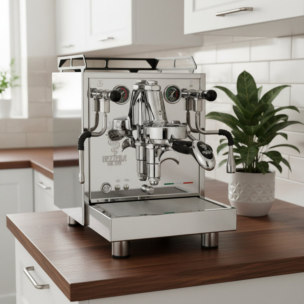Bezzera Luce Espressomaschine Edelstahl