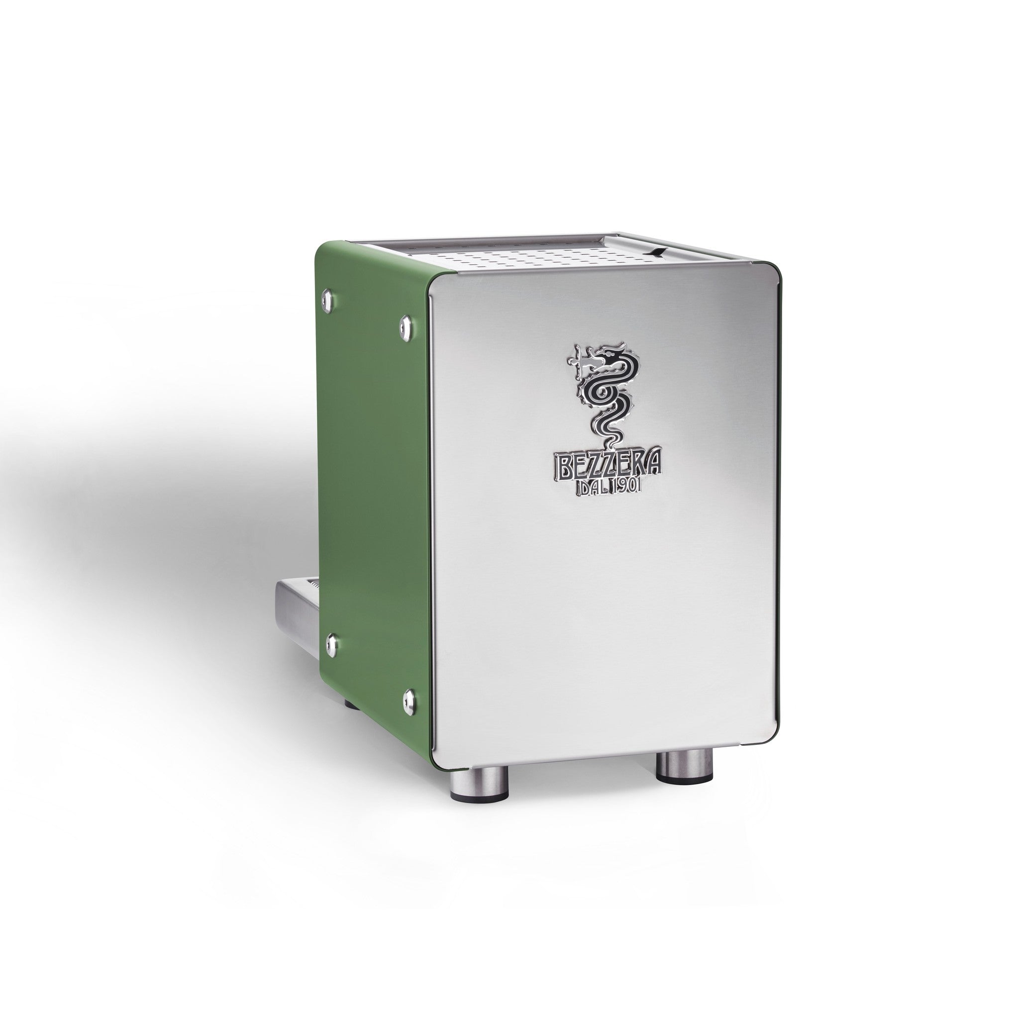 Bezzera NINI Espressomaschine Rückseite Edelstahl Seitenpanele 