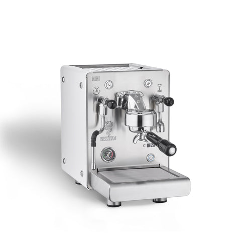 Bezzera Nini PID DE Espressomaschine edelstahl mit weißen Seitenteilen