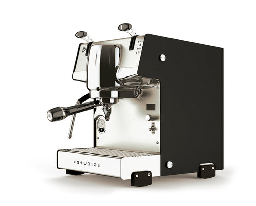 dalla corte studio espressomaschine steingrau seitenperspektive