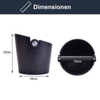 Joefrex Abschlagbehälter schwarz Größe