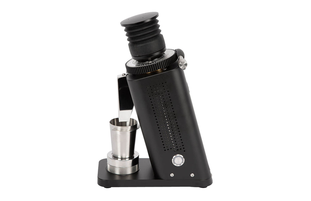 Profitec Twist SD54 Single Dose-Kaffeemühle schwarz Seitenansicht