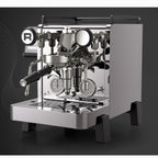 Rocket R58 Tune Espressomaschine Edelstahl schräge Frontansicht