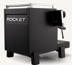 Rocket R58 Tune Espressomaschine schwarzschräge Seitenansicht Rückseite
