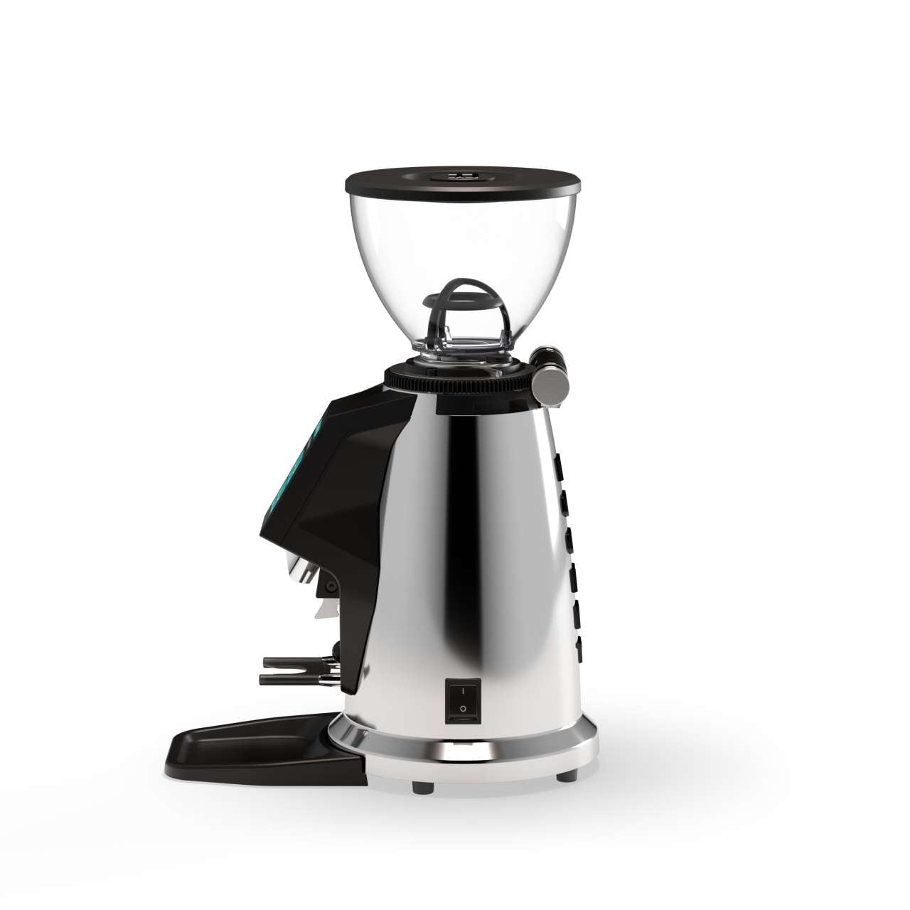 Rocket Spluga Espressomühle chrom Seitenansicht