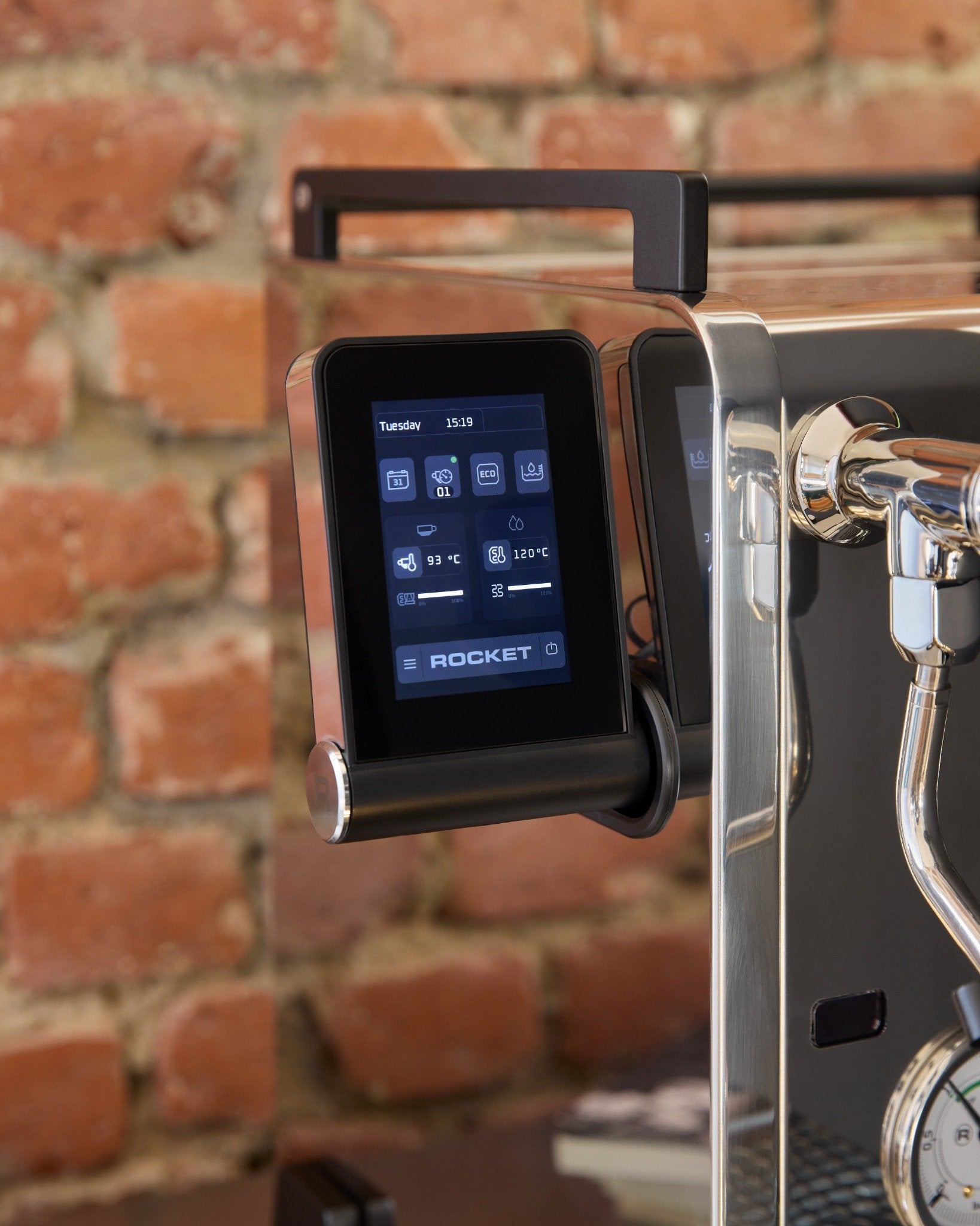 Rocket R58 Tune Espressomaschine Display