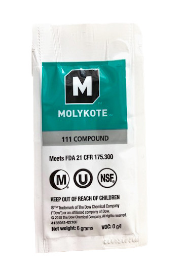 Silicone grease Molykote 111 Compound - one bag of 6g