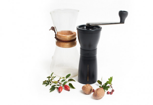 Hario Handmühle & Chemex Filterkanne