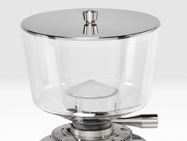 ECM stainless steel lid for bean container