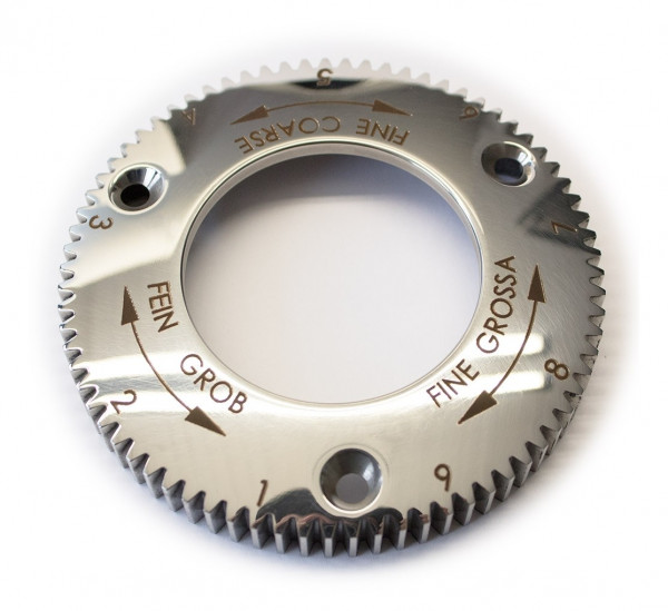 ECM stainless steel gear rim | espresso grinder