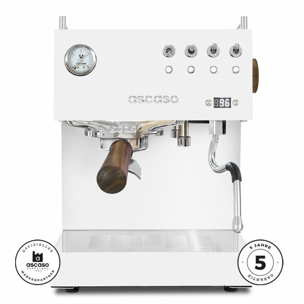 ASCASO Steel Duo PID blanc Machine à café à filtre