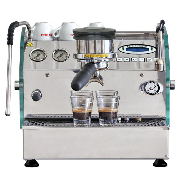 La Marzocco GS3 AV avec verre - parties latérales